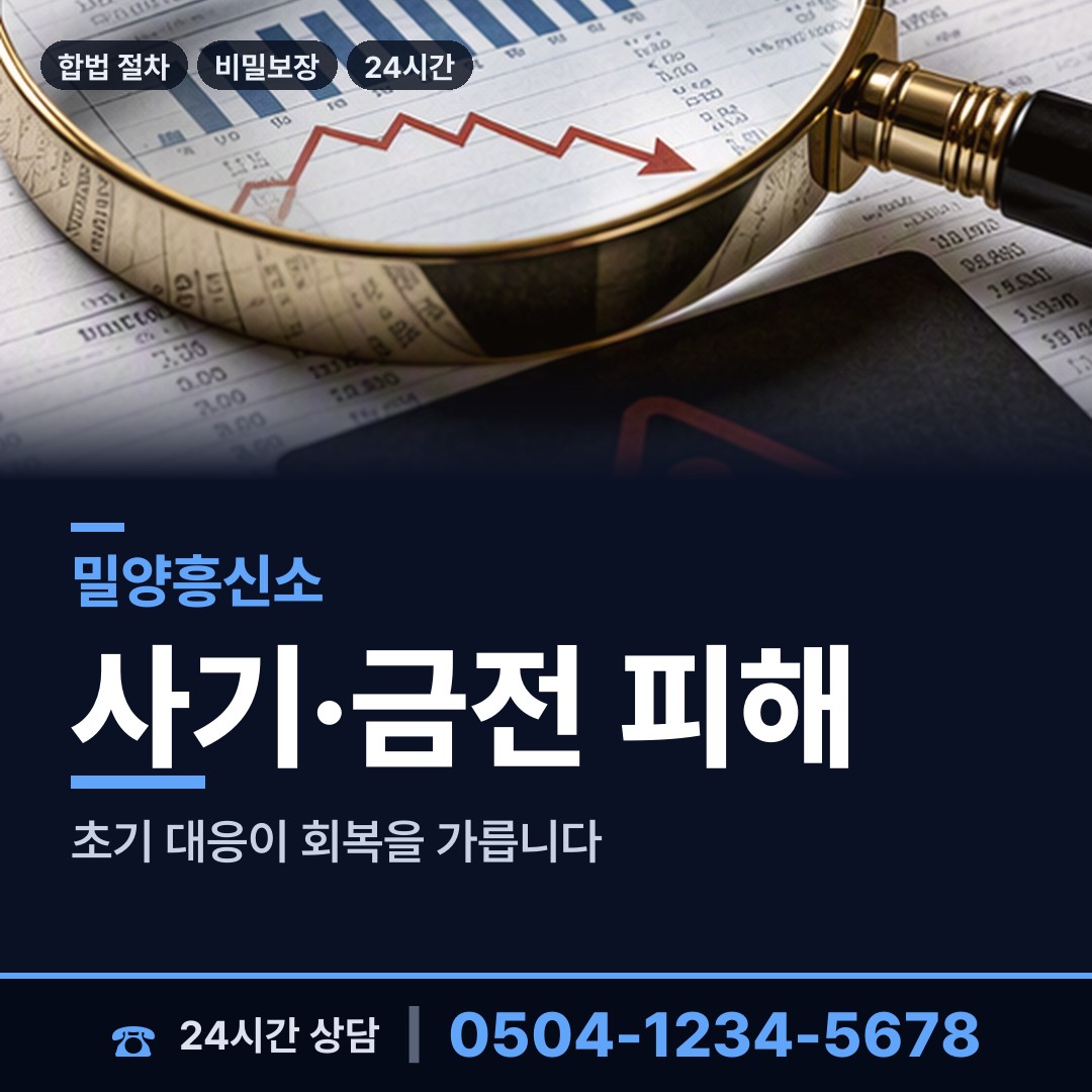 밀양 삼문동 탐정흥신소 상담 안내